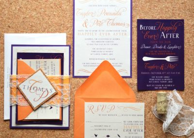 Taylor Wedding Invitation