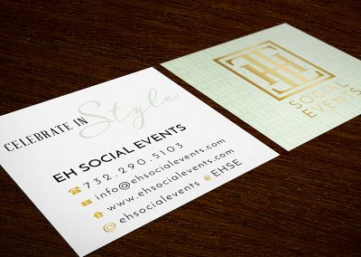 EH Social Events Business Card